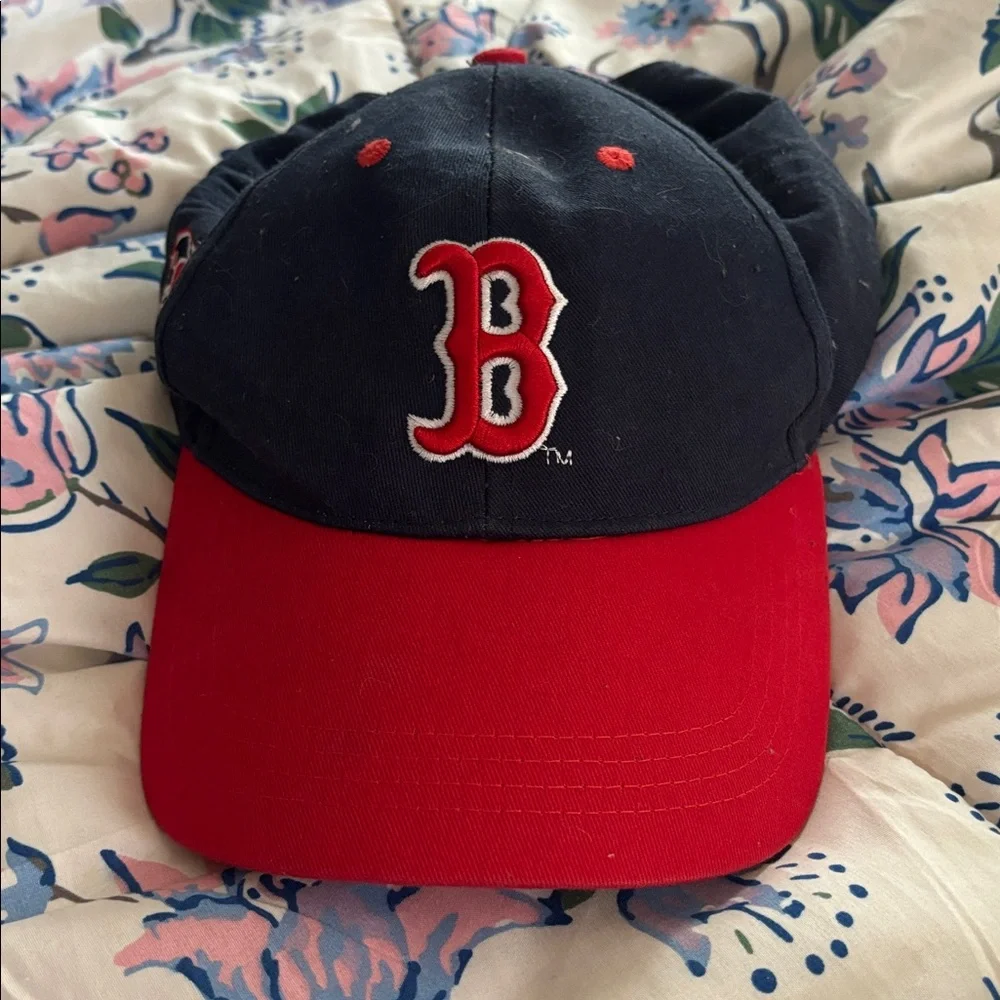 Boston Red Sox Kids Baseball Hat Red & Black Vintage Style